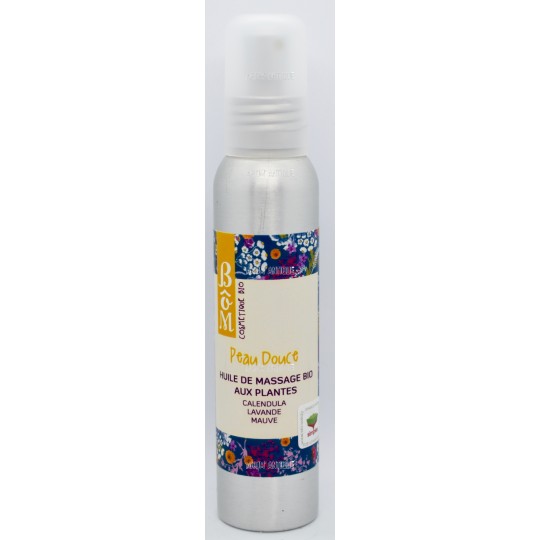 Huile de massage peau douce