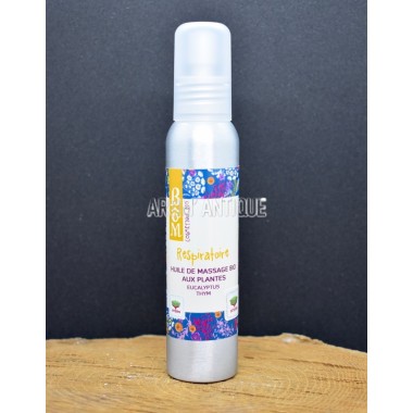 Huile de massage respiratoire bio