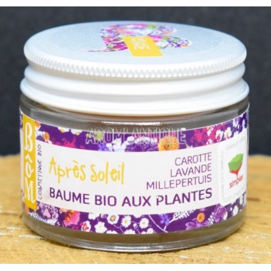Baume après-soleil bio apaisant