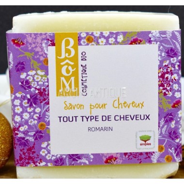 Savon pour cheveux au romarin