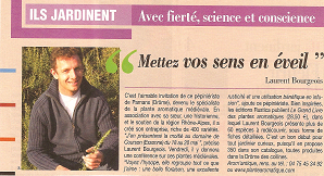 Ils jardinent dans le magazine Rustica